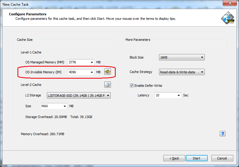 PrimoCache Manage IM